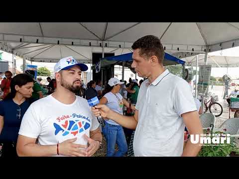 Umari FM na feira do pescado de Marituba