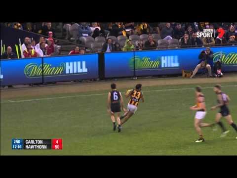 Round 17 AFL - Carlton v Hawthorn Highlights