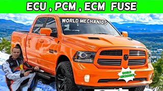 DODGE RAM 1500 2500 3500 ECU , ECM , PCM FUSE 2013 2014 2015 2016 2017 2018