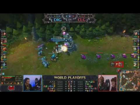 League of Legends  Game 7 Team Dignitas vs CLG EU   Season 2 World Championship Playoffs