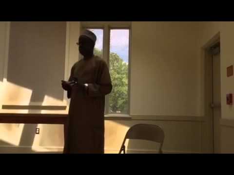 Jummah (Friday) Khutbah Prayers by Imam Baba Leigh on August 28, 2015.