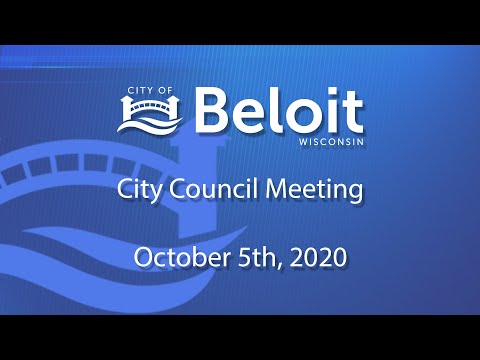 Beloit City Council Meeting - 10/05/2020