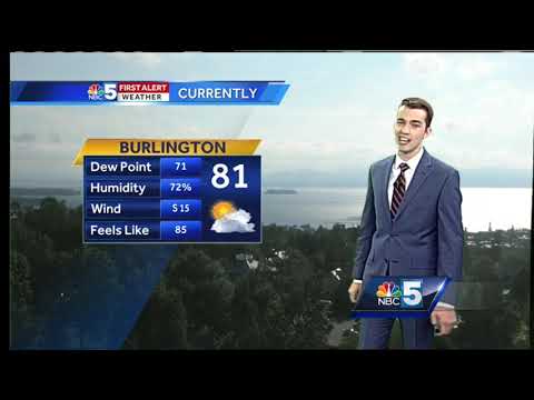 Video: Isolated shower Saturday (8-18-17)