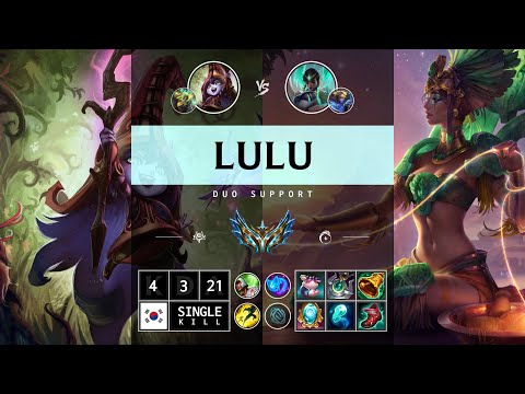 Lulu Support vs Karma - KR Challenger Patch 14.12