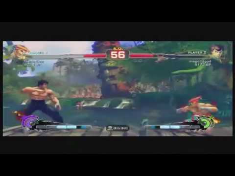 Super Street Fighter 4 GamerBee (Ad) vs Mago (Fei), OWATA IKUO (Ib) Part 1