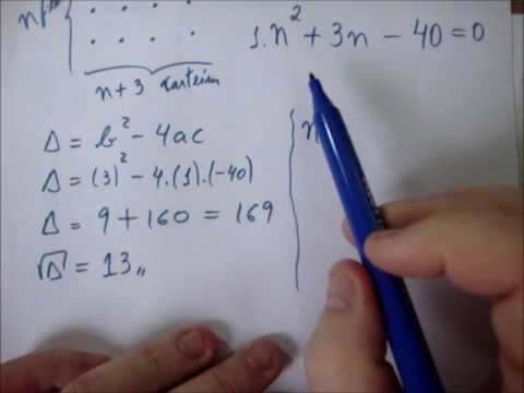 Resolução de problemas de equação de 2° grau(Nível 1, ou quem sabe nível 2)