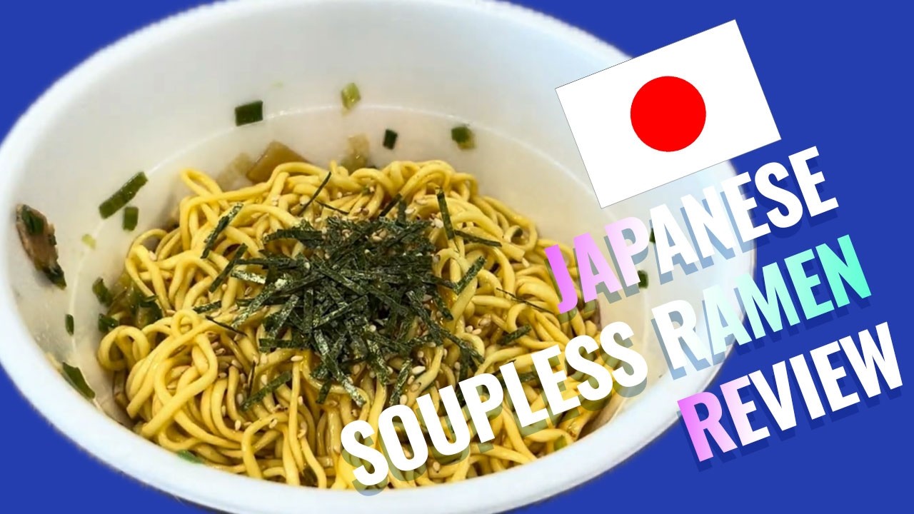 Trying Japanese Soupless Ramen (Convenience Store vs Supermarket)