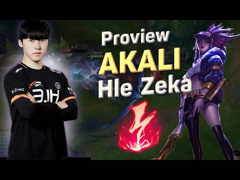 Zeka Proview Akali Mid Smurfing On Yone Korean Challenger