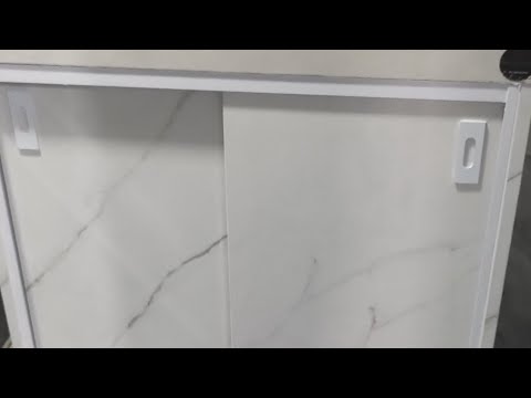 HOW TO ASSEMBLE A SINK KIT WITH PORCELAIN DOORS #CABINET #WATERPROOF