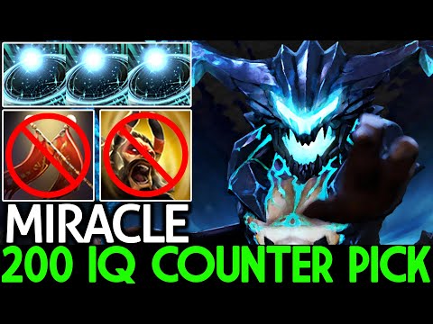 MIRACLE [Outworld Devourer] 200 IQ Counter Pick VS Pro Player Dota 2