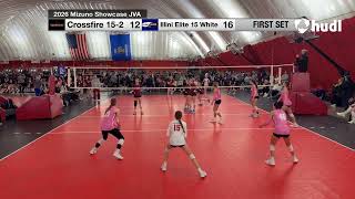 Crossfire 15-2 vs Illini Elite 15 White (2026 Mizuno Showcase JVA)