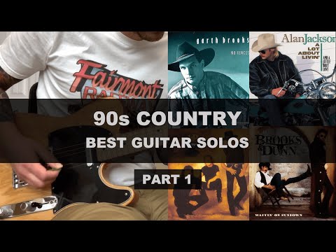 90's Country Guitar Solos - A Collection of the Best, Part 1/2 (cover)