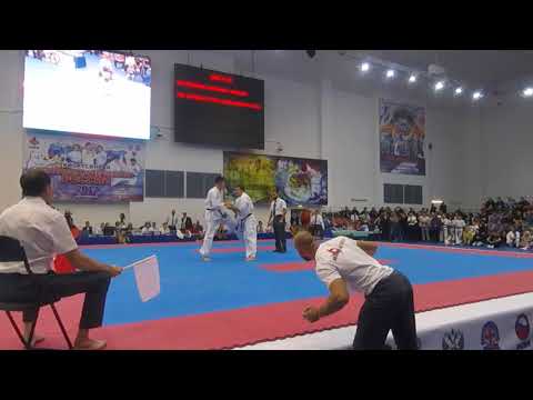 Чемпионат России по киокушинкай 2017. Еременко Александр - Загайнов Игорь (финал)