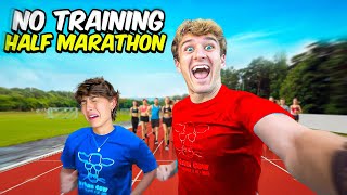 Running A Marathon With NO TRAINING *help me*