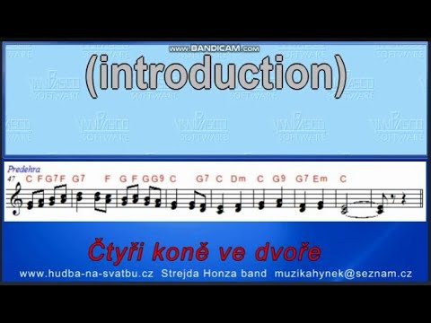 Čtyři koně ve dvoře  zpěv
