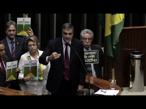 Brazil Congress debates Rousseff impeachment