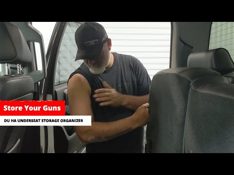 Store Your Guns in Your Truck - Du Ha Underseat Storage Box - Installation