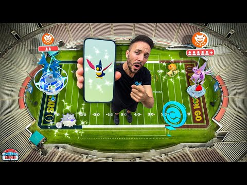 I Played Pokémon GO in the Rose Bowl Stadium!