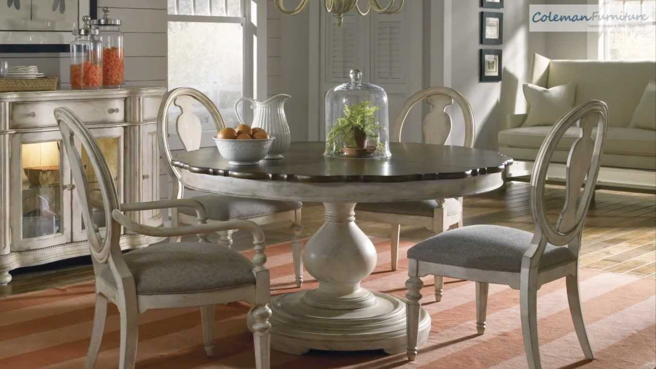 Belmar Antique Linen Round Dining Table from ART (1892252624