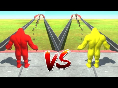 COLORED GORO RACE BATTLE COMPETITION - Animal Revolt Battle Simulator ARBS