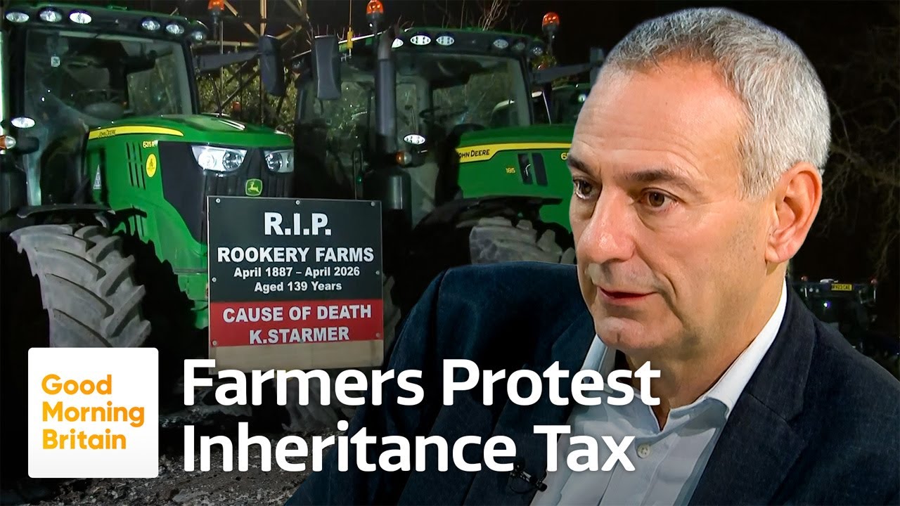 Farmers' Fury: Protesters Take to the Road in Demonstration Against Inheritance Tax Changes