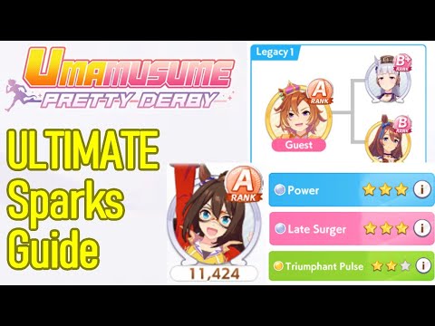 Uma Musume sparks guide, 3 star spark farming, how to build sparks fast in Pretty Derby
