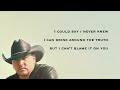 Jason Aldean Blame It On You Lyrics Full Lyric Video