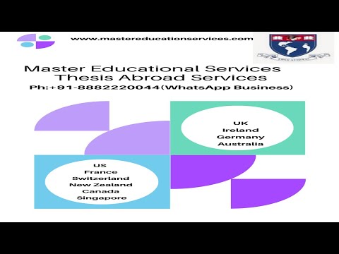 GIS Mapping Services To PhD Thesis