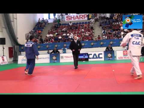 [-66kg] BRONZE - ZADRO, Petar (BIH) - BEKTAS, Murat (TUR) - ECh U17 Cottonera 2011