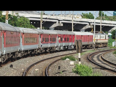 Full Journey in 12163/Mumbai LTT - MGR Chennai Central SF Express led by BRC WAP 7