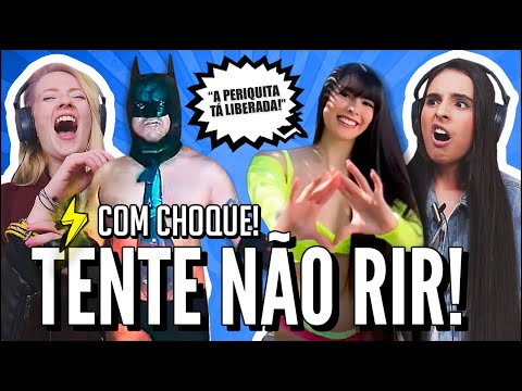 JOVENS REAGEM A DESAFIO SE RIR LEVA CHOQUE - TENTE NÃO RIR #70 - A PERIQUITA FOI LIBERADA!