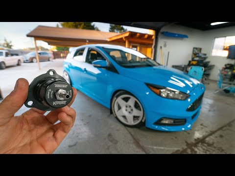 LOUD Blow Off Valve Install! Turbosmart for Focus ST