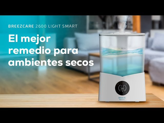 Humidificador Cecotec BreezeCare 2600 Light Smart 3.2L Tela LED Controlo Remoto video