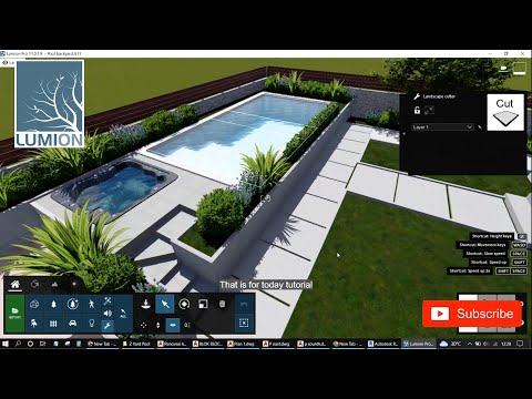 Landscape Cutter for Swimming Pool in Lumion - Beginner Tutorial