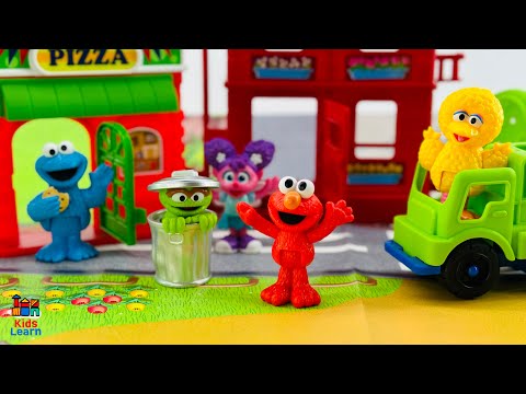 Kids Learn VERBS with Sesame Street and Elmo at the Playground | Educational Videos for Toddlers