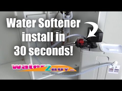 Water Softener Install - Quick 30 second demo