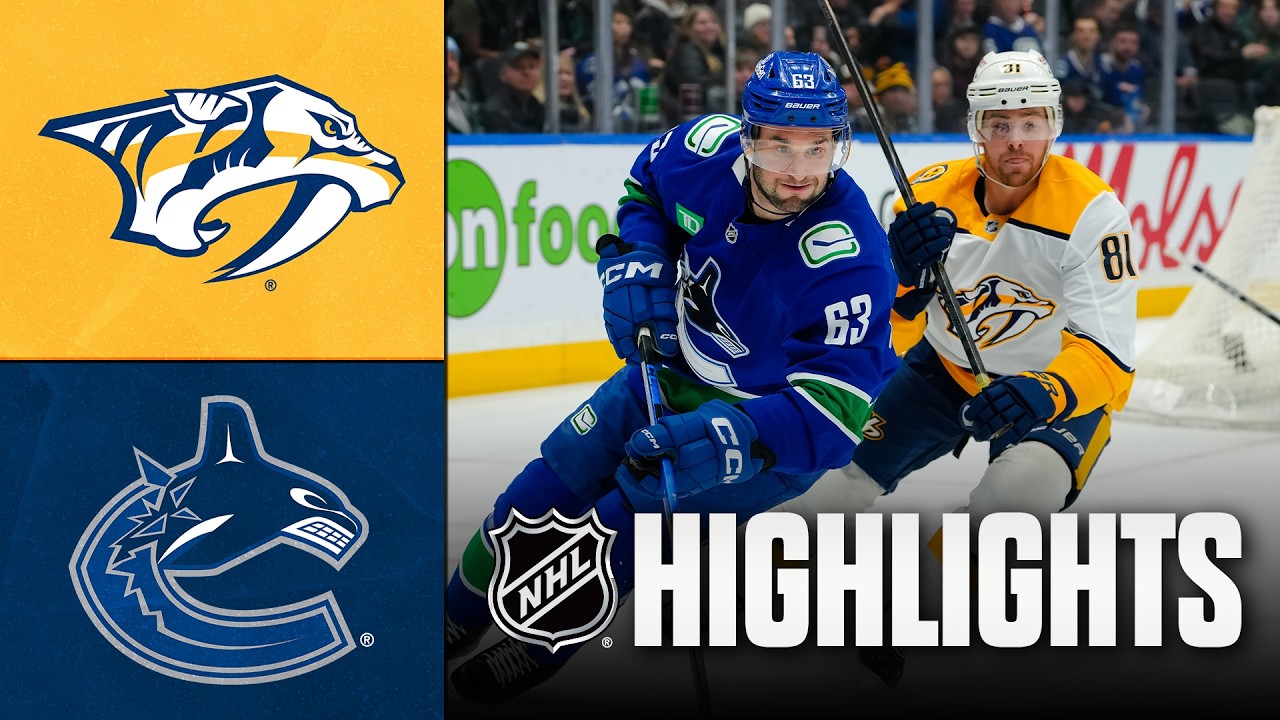 Predators vs. Canucks | NHL Highlights | March 12, 2026