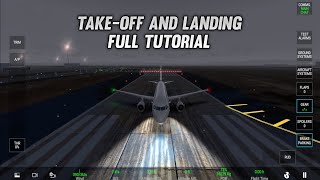 RFS Real Flight Simulator Take-off And Landing Full Tutorial |