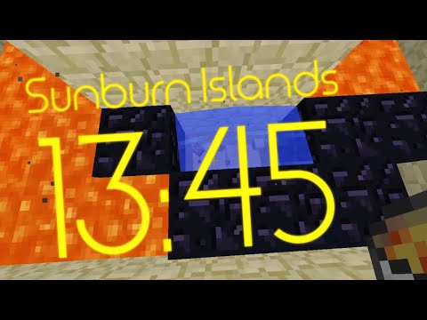 Minecraft Speedrun: Sunburn Islands (13:45)