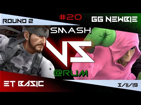 SAR20 - SSBU Round 2 - ET Basic (Snake) vs Newbie (Little Mac)