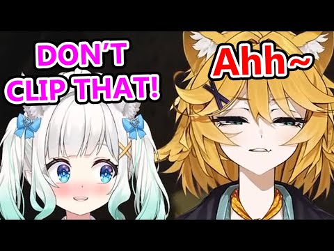 Doki made a "sus" voice, and it caught Mint off guard