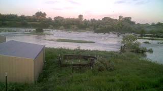 preview picture of video 'Crooked Creek Flood Shepherd MT 6-21-10'
