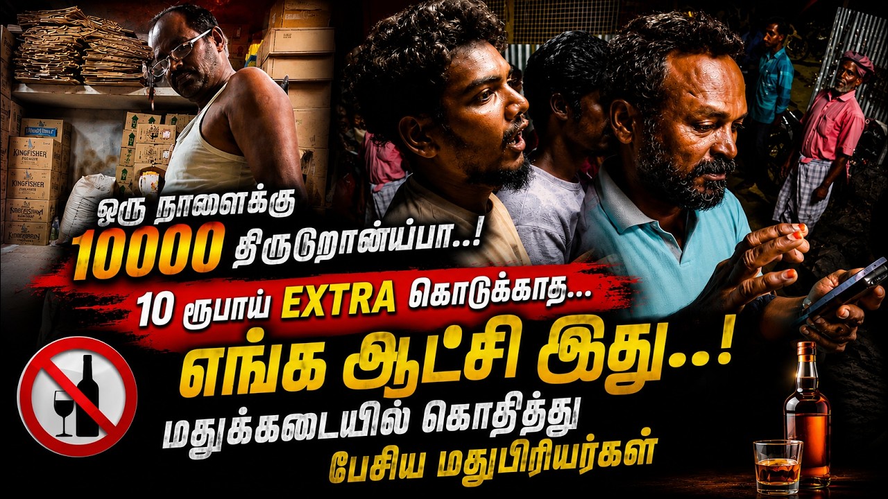 ஒரு நாளைக்கு ₹10,000 திருடுறாங்க! - டாஸ்மாக்கில் கொதித்த மதுபிரியர்கள்! | TASMAC | Kumudam News ஒரு நாளைக்கு ₹10,000 திருடுறாங்க! - டாஸ்மாக்கில் கொதித்த மதுபிரியர்கள்! | TASMAC | Kumudam News