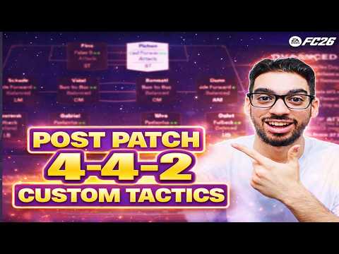 *POST PATCH* BEST META 442 FORMATION AND CUSTOM TACTICS | FC 26 ULTIMATE TEAM
