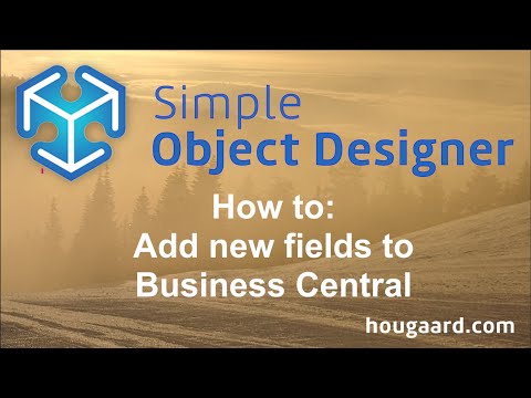 How to add new fields to Business Central