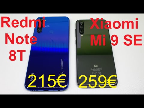 Redmi Note 8T vs Xiaomi Mi 9 SE - SPEED TEST + multitasking - Which is faster!?