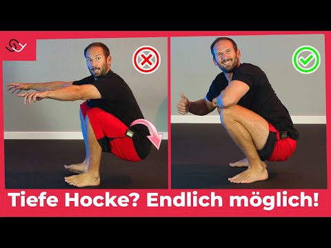 Tiefe Hocke klappt nicht?  Diese zwei Tricks musst du kennen!