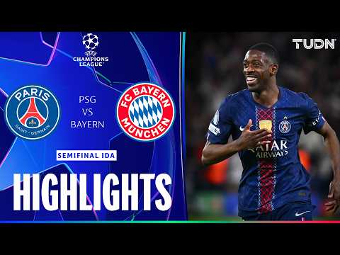 HIGHLIGHTS - PSG vs Bayern Múnich | UEFA Champions League - Semis - Ida 2025-2026 | TUDN