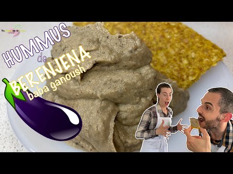 Receta Fácil de Baba Ganoush o Hummus de Berenjena
