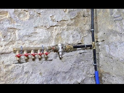 installation de joint d'arrêt d'eau